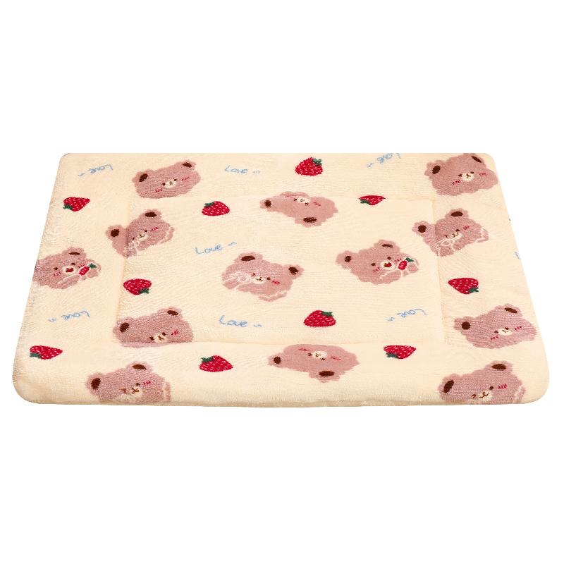 meew bm03 thick plush teddy bear pet mat