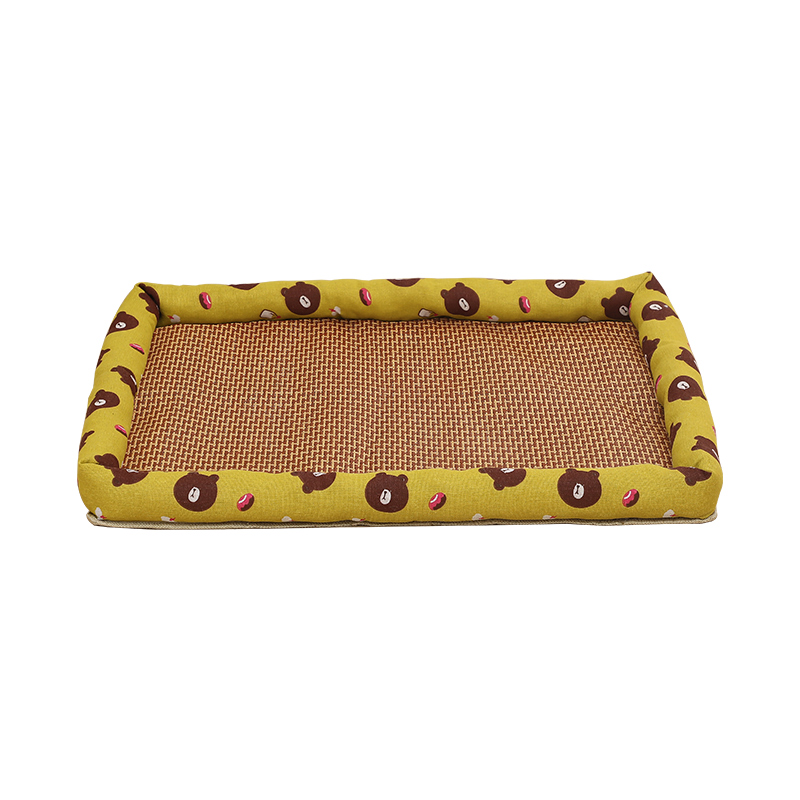 meew cb03 rattan weaving cooling pet bed