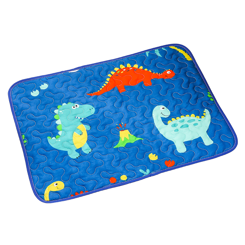meew dinosaur pure cotton quilted pet mat
